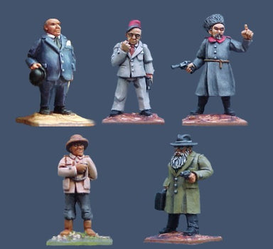 Pulp Figures | Sinister Spies | 28mm Metal Blister Pack