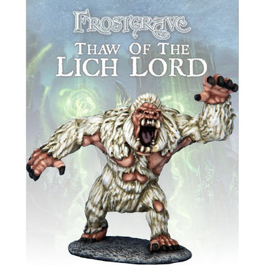 Frostgrave Monsters | White Gorilla | 28mm Metal Blister Pack