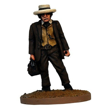 Dead Man's Hand | Doc Amos | 28mm Metal Blister Pack | North Star Games | Miniature Kingdoms