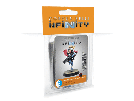 Infinity | Panoceania Jeanne D'Arc 2.0 Spitfire | 28mm Metal Blister Pack