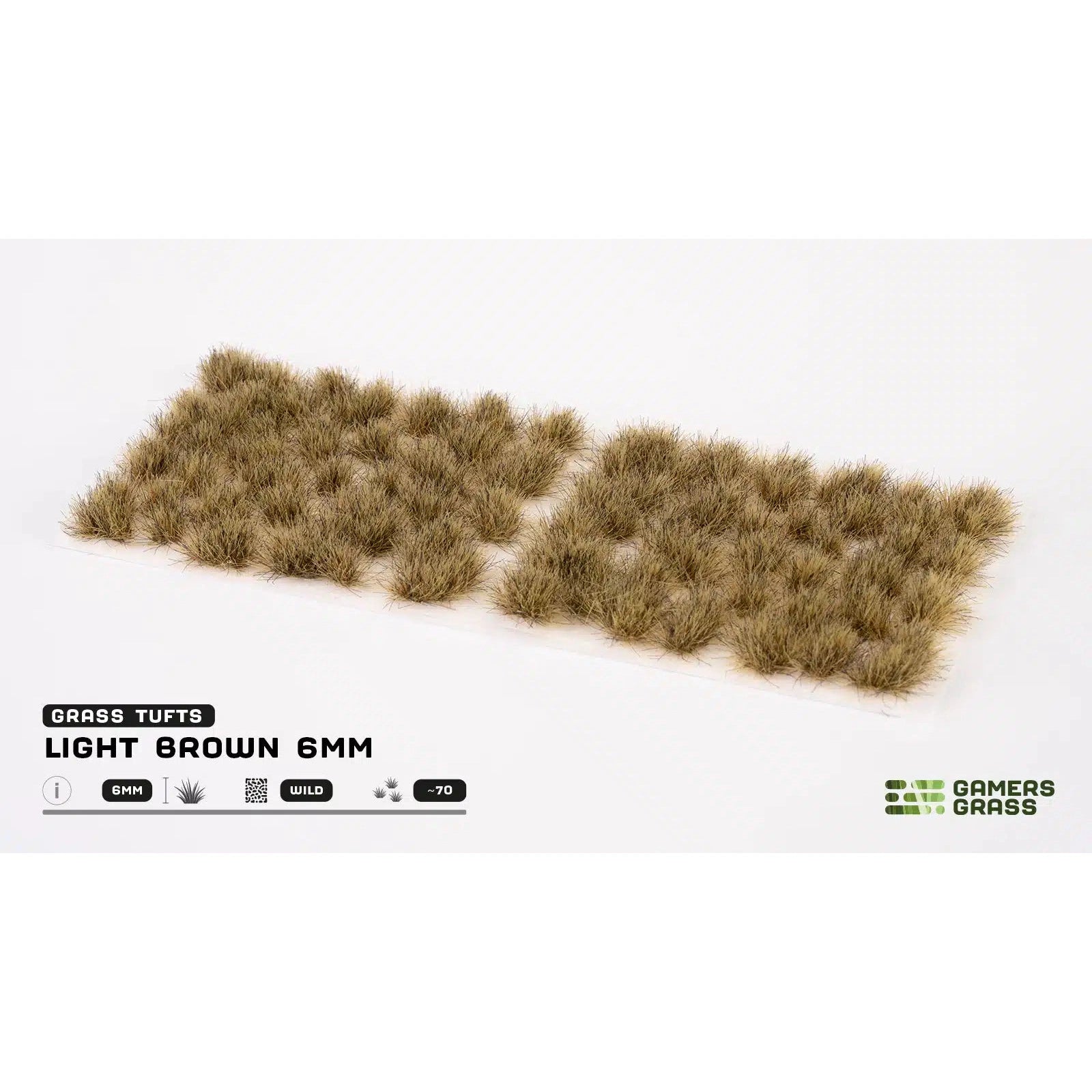 Gamers Grass | Scenics Wild Light Brown Six mm | Basing Tufts | GG6-LB