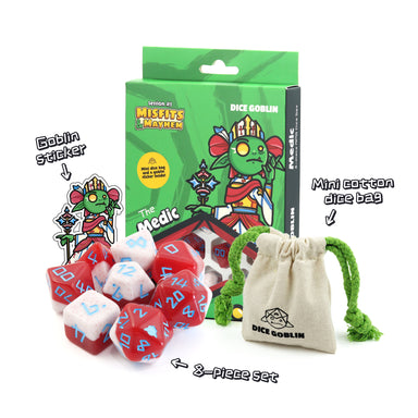 Dice Goblin | The Medic | Polyhedral Dice | Dice Goblin | Miniature Kingdoms