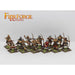 Fireforge | Western Armies Medieval Archers | 28mm Plastic Unit | North Star Games | Miniature Kingdoms