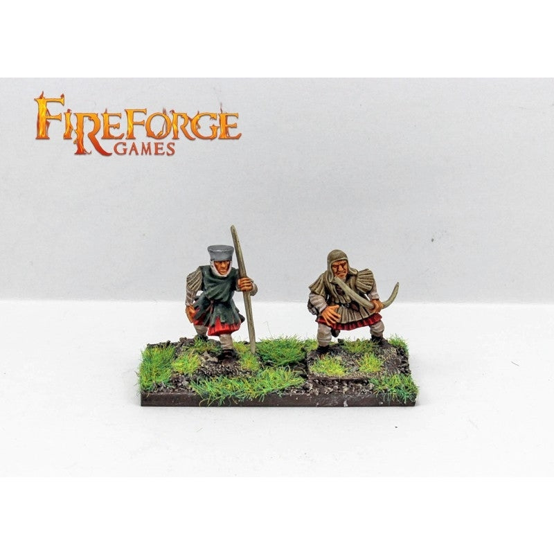 Fireforge | Western Armies Medieval Archers | 28mm Plastic Unit | North Star Games | Miniature Kingdoms