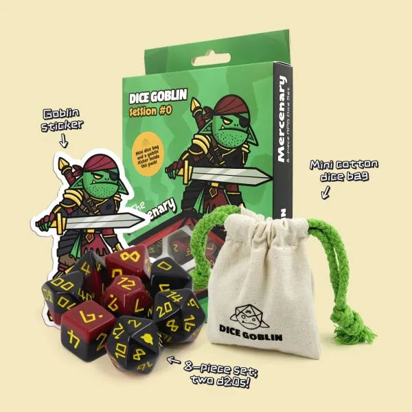 Dice Goblin | The Mercenary | Polyhedral Dice