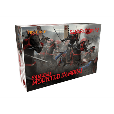 Fireforge | Samurai Wars Mounted Samurai | 28mm Plastic Unit | North Star Games | Miniature Kingdoms