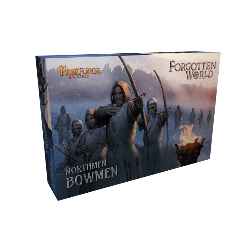 Fireforge | Forgotten World Northmen Bowmen | 28mm Plastic Unit | North Star Games | Miniature Kingdoms