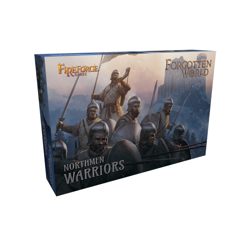 Fireforge | Forgotten World Northmen Warriors | 28mm Plastic Unit | North Star Games | Miniature Kingdoms