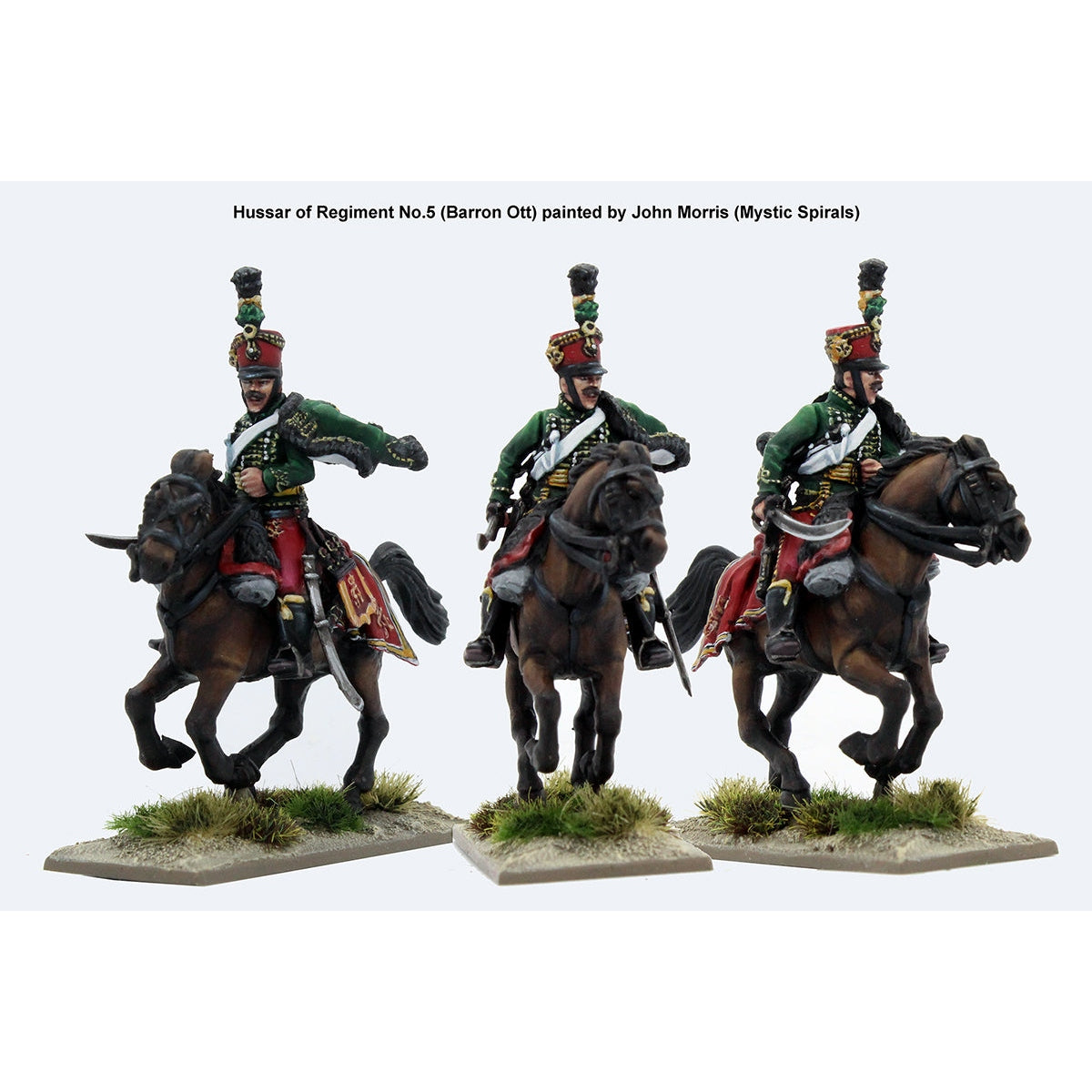 Perry Miniatures | Napoleonic Wars Austrian Hussars 1805-1815 | 28mm Plastic Unit | North Star Games | Miniature Kingdoms