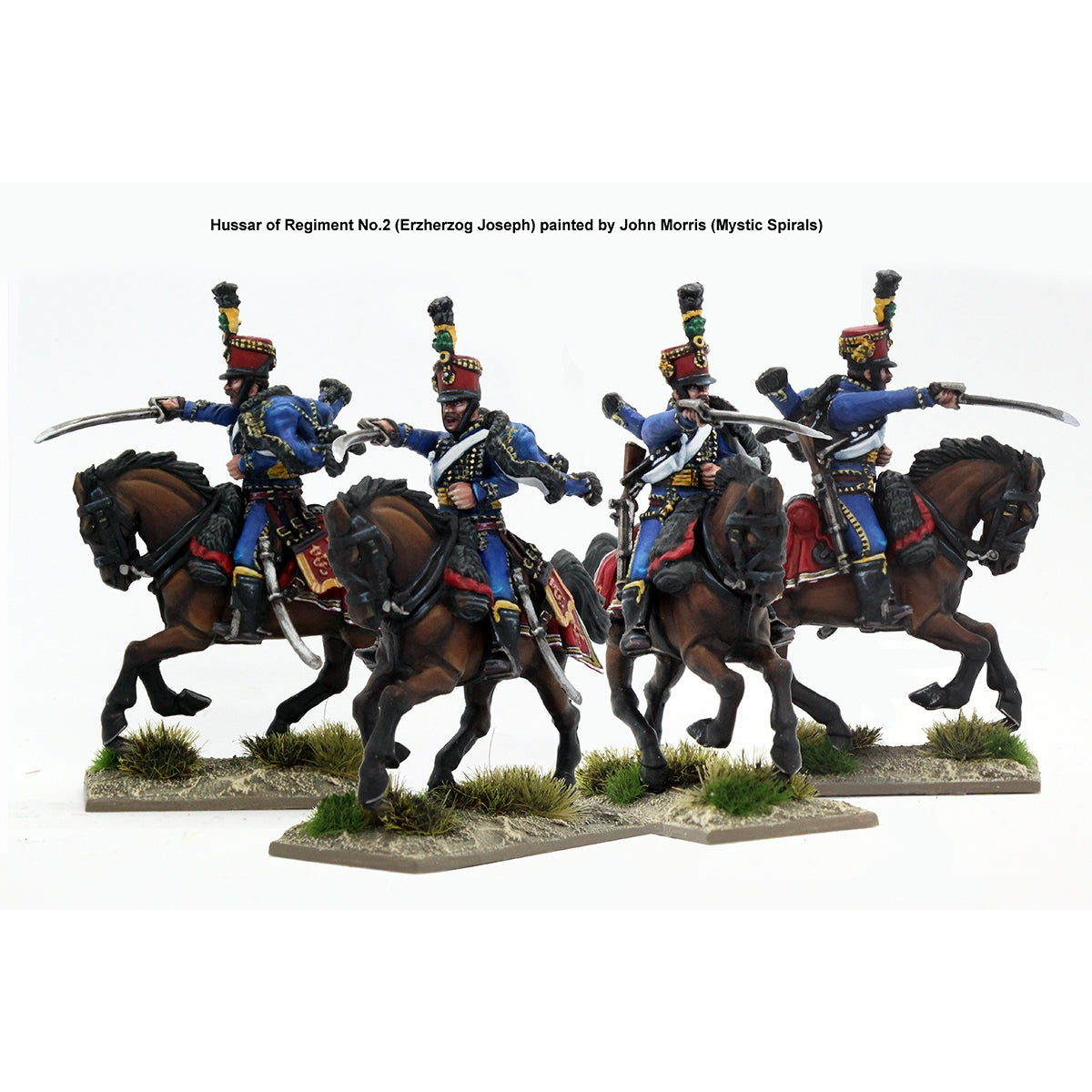 Perry Miniatures | Napoleonic Wars Austrian Hussars 1805-1815 | 28mm Plastic Unit | North Star Games | Miniature Kingdoms