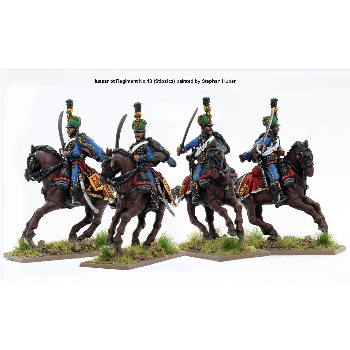 Perry Miniatures | Napoleonic Wars Austrian Hussars 1805-1815 | 28mm Plastic Unit | North Star Games | Miniature Kingdoms