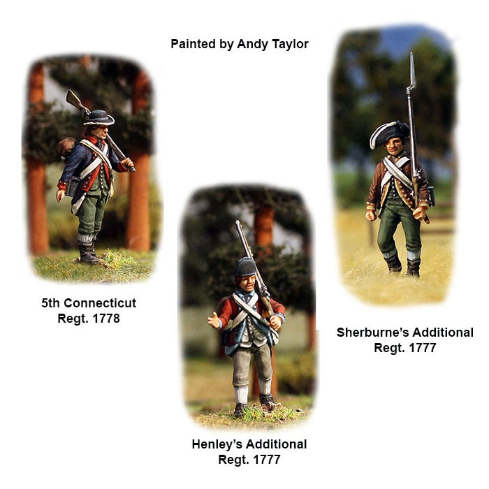 Perry Miniatures | AWI Continental Infantry 1776-1783 | 28mm Plastic Unit | North Star Games | Miniature Kingdoms