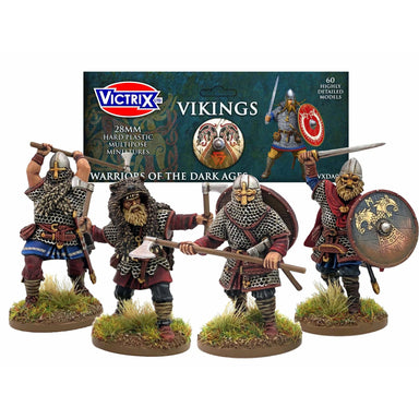 Victrix | Dark Ages Vikings | 28mm Plastic Unit | North Star Games | Miniature Kingdoms