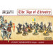 Age Of Chivalry | Foot Knights 1150-1320 | 28mm Plastic Unit | Wargames Atlantic | Miniature Kingdoms