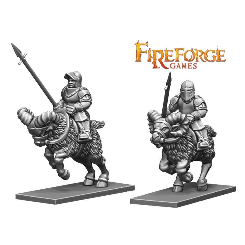 Fireforge | Forgotten World Stone Realm Rambukk Riders | 28mm Plastic Unit | North Star Games | Miniature Kingdoms