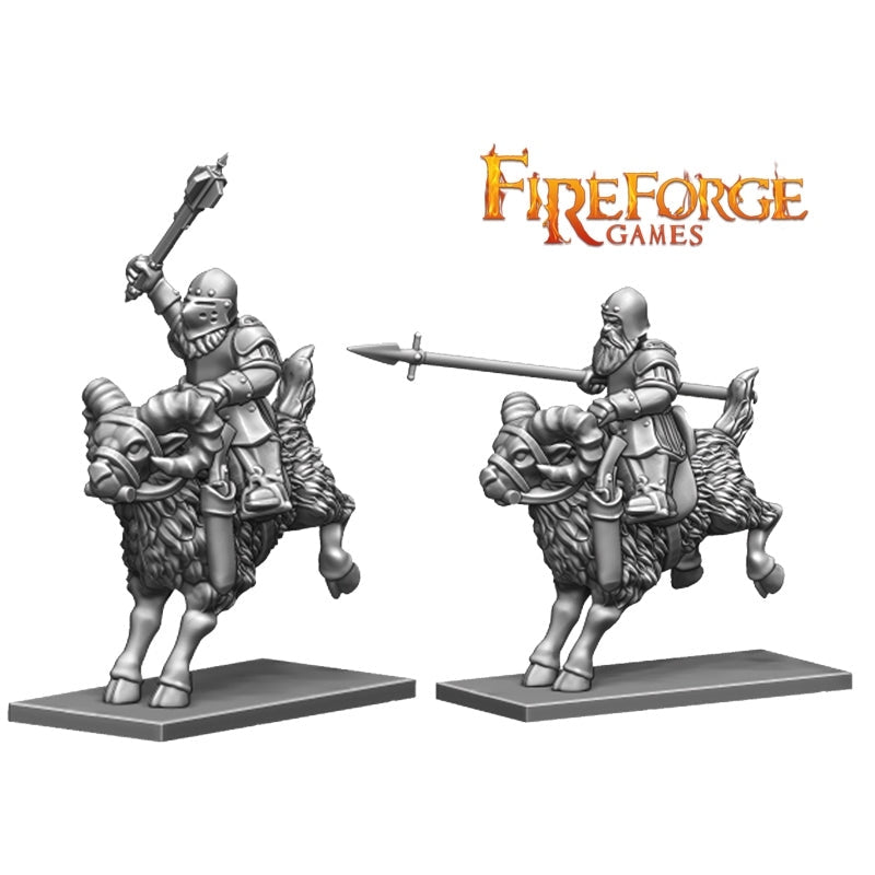 Fireforge | Forgotten World Stone Realm Rambukk Riders | 28mm Plastic Unit | North Star Games | Miniature Kingdoms