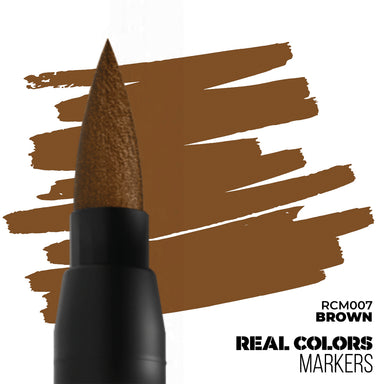 Ak Interactive | Real Color | Acrylic Marker Brown RCM002