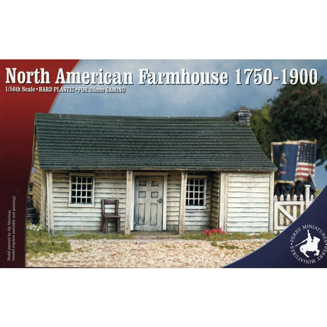 Perry Miniatures | ACW North American Farmhouse 1750-1900 | 28mm Plastic Terrain | North Star Games | Miniature Kingdoms