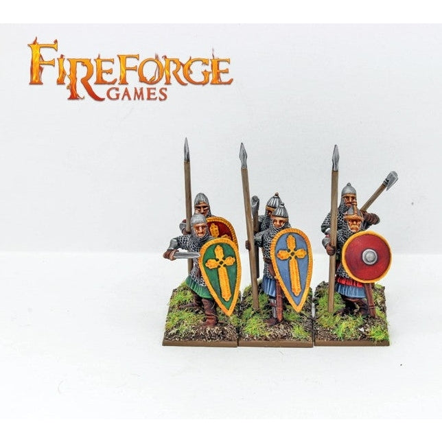 Fireforge | Medieval Russian Russian Infantry | 28mm Plastic Unit | North Star Games | Miniature Kingdoms