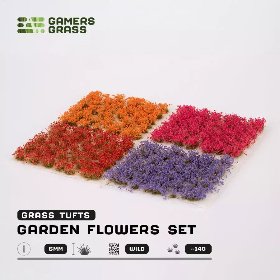 Gamers Grass | Scenics Garden Flowers Set | Basing Tufts | | North Star Games | Miniature Kingdoms