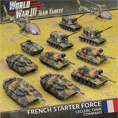 Team Yankee | French | French Leclerc Tank Company | 15mm Plastic Starter | Battlefront | Miniature Kingdoms