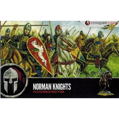 Conquest | Medieval Norman Knights | 28mm Plastic Unit | North Star Games | Miniature Kingdoms