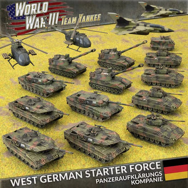 Team Yankee | West German | West German Starter Force Panzeraufklärungs Kompanie | 15mm Plastic Starter | Battlefront | Miniature Kingdoms