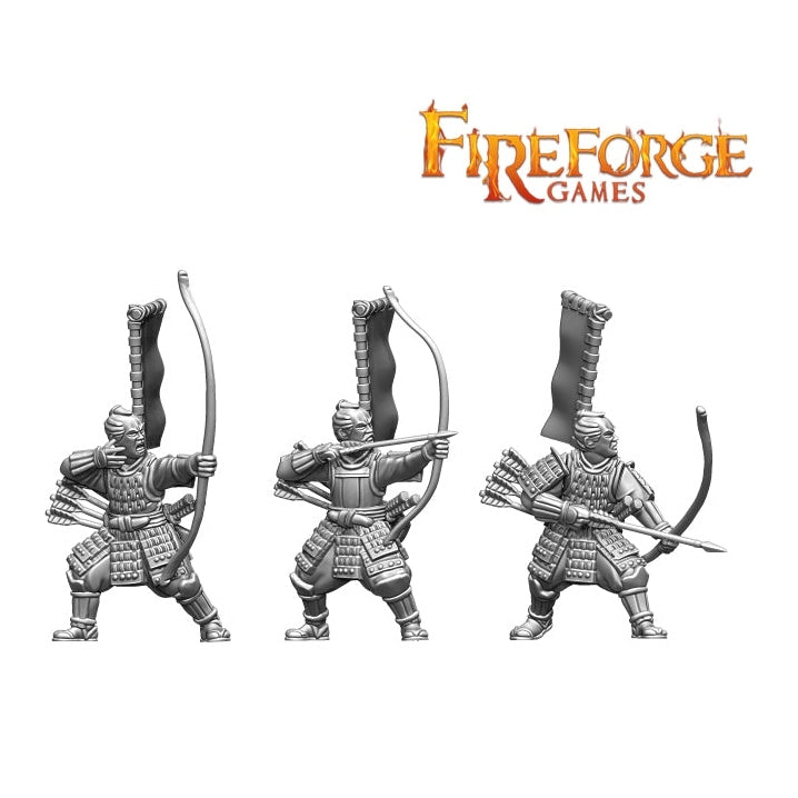 Fireforge | Samurai Wars Samuarai Shooters | 28mm Plastic Unit | North Star Games | Miniature Kingdoms