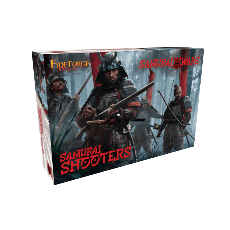 Fireforge | Samurai Wars Samuarai Shooters | 28mm Plastic Unit | North Star Games | Miniature Kingdoms