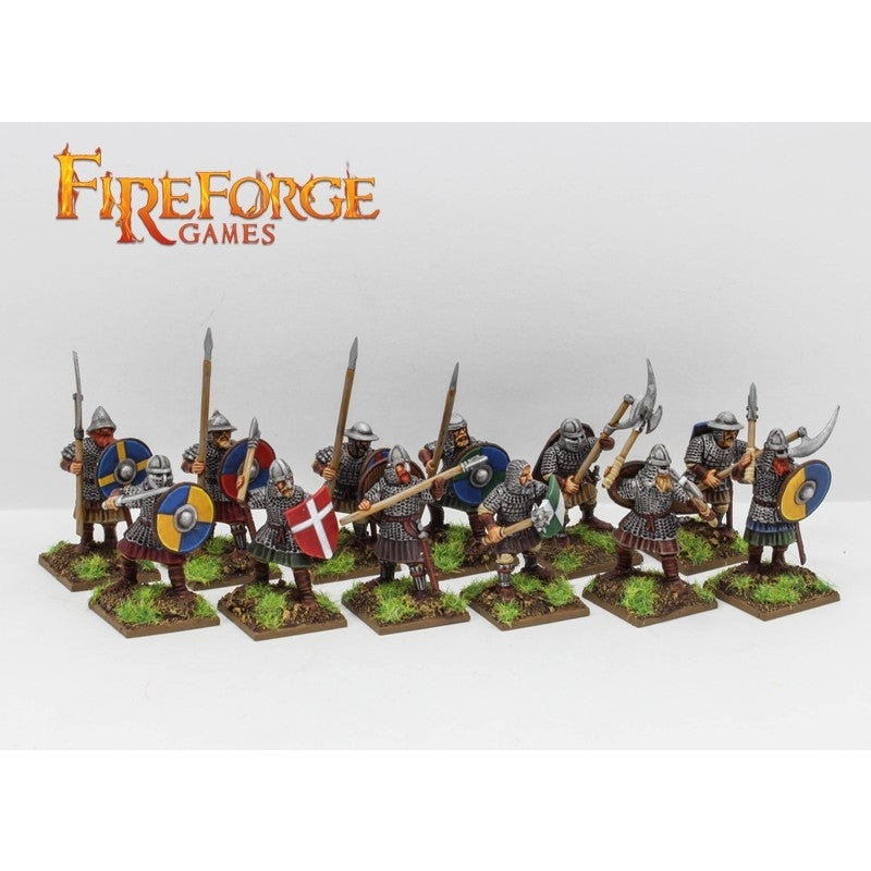 Fireforge | Scandinavian Infantry | 28mm Plastic Unit | North Star Games | Miniature Kingdoms