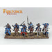 Fireforge | Western Armies Sergeants At Arms | 28mm Plastic Unit | North Star Games | Miniature Kingdoms