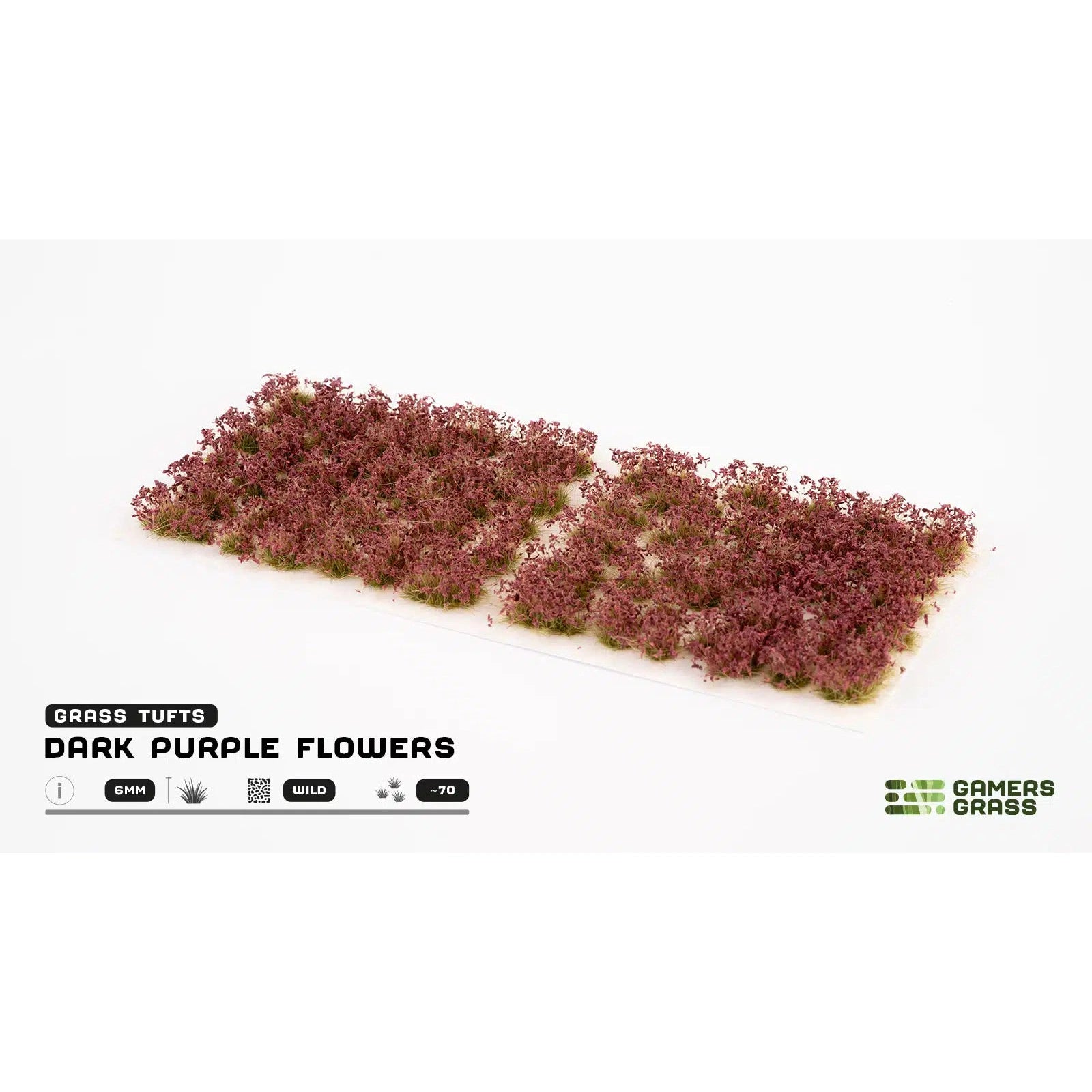 Gamers Grass | Scenics Wild Dark Purple Flowers | Basing Tufts | GGF-DP