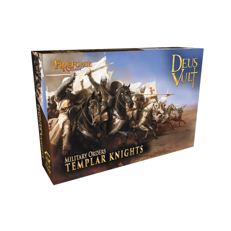 Fireforge | Miltary Orders Knights Templar | 28mm Plastic Unit | North Star Games | Miniature Kingdoms