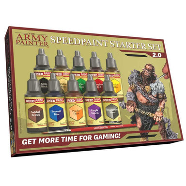 Army Painter | Speedpaints 2.0 Starter Paint Set | 18ml Paint Multi Pack | Warlord | Miniature Kingdoms