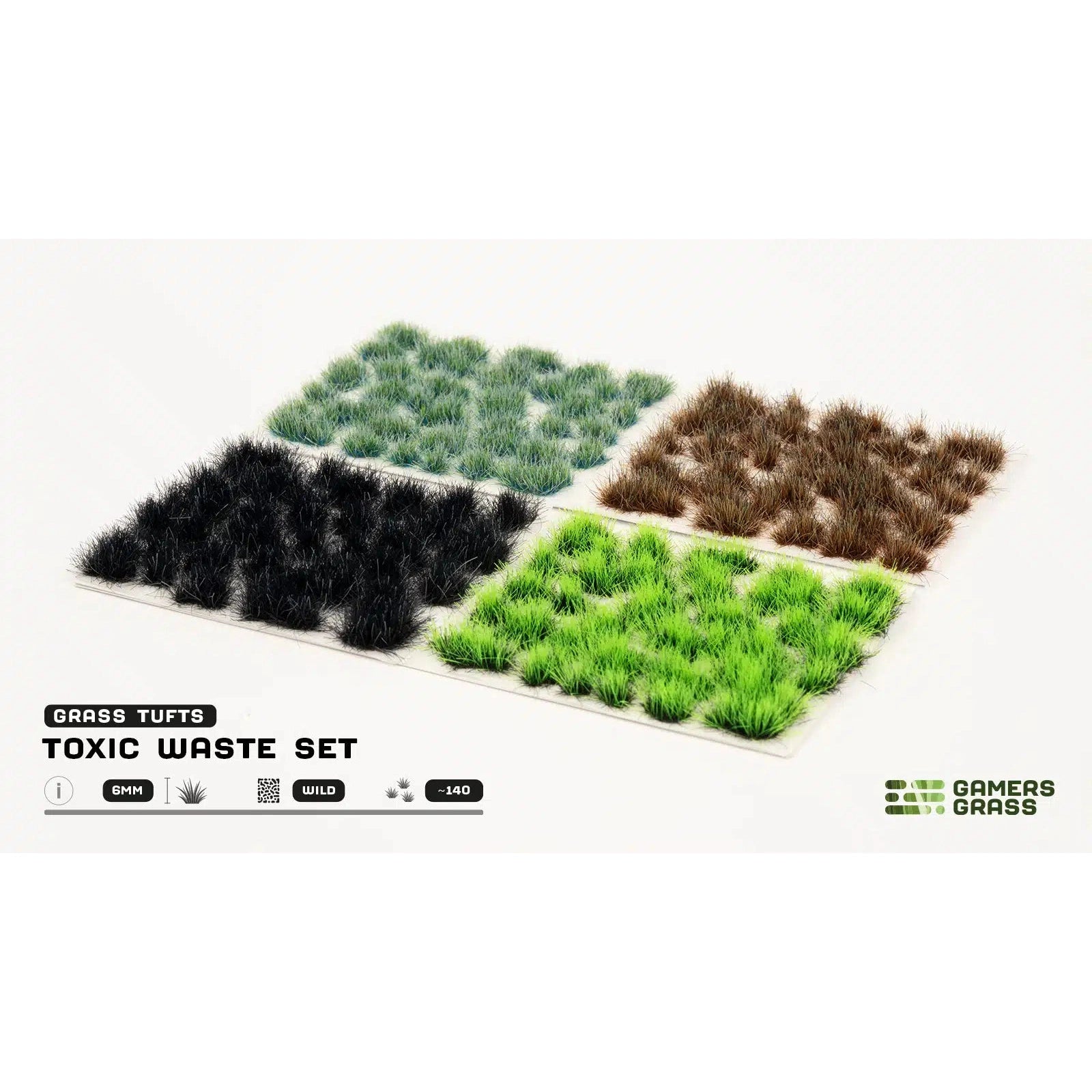 Gamers Grass | Scenics Wild Toxic Waste Set | Basing Tufts | GGSET-TW | North Star Games | Miniature Kingdoms