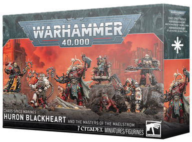Warhammer 40,000 | Chaos Space Marines | Huron Blackheart and the Masters of the Maelstrom | Plastic Unit Box