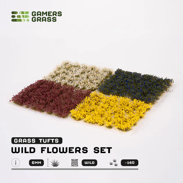 Gamers Grass | Scenics Wild Flowers Set | Basing Tufts | GGSET-WF